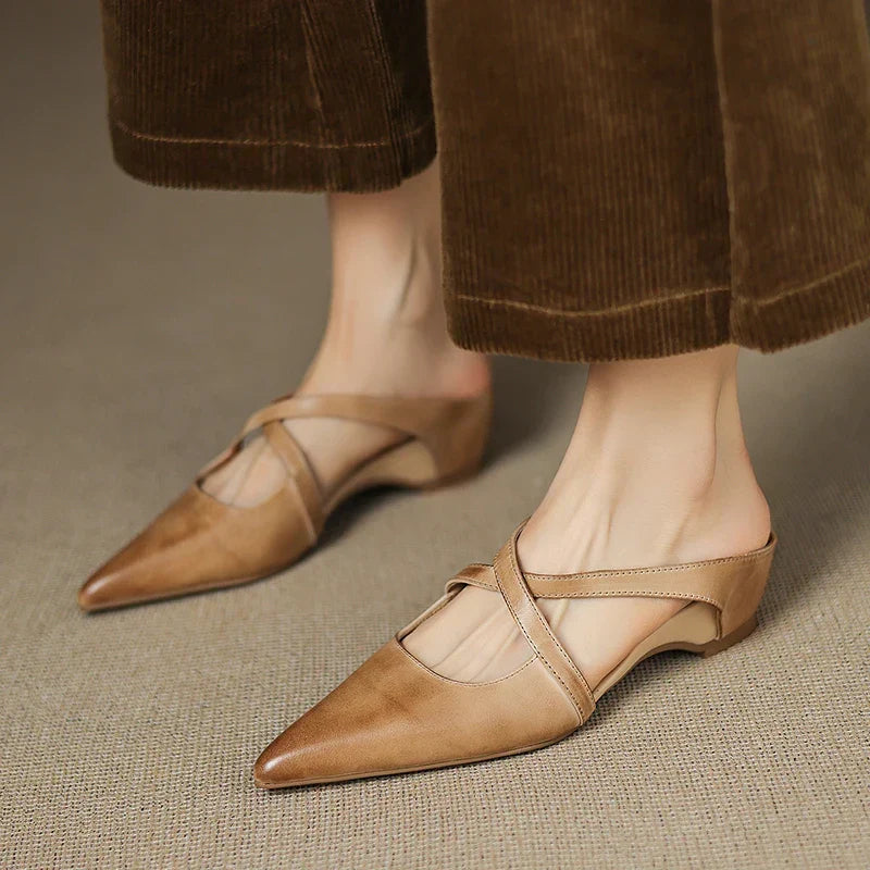 Aluna | Leather Mules