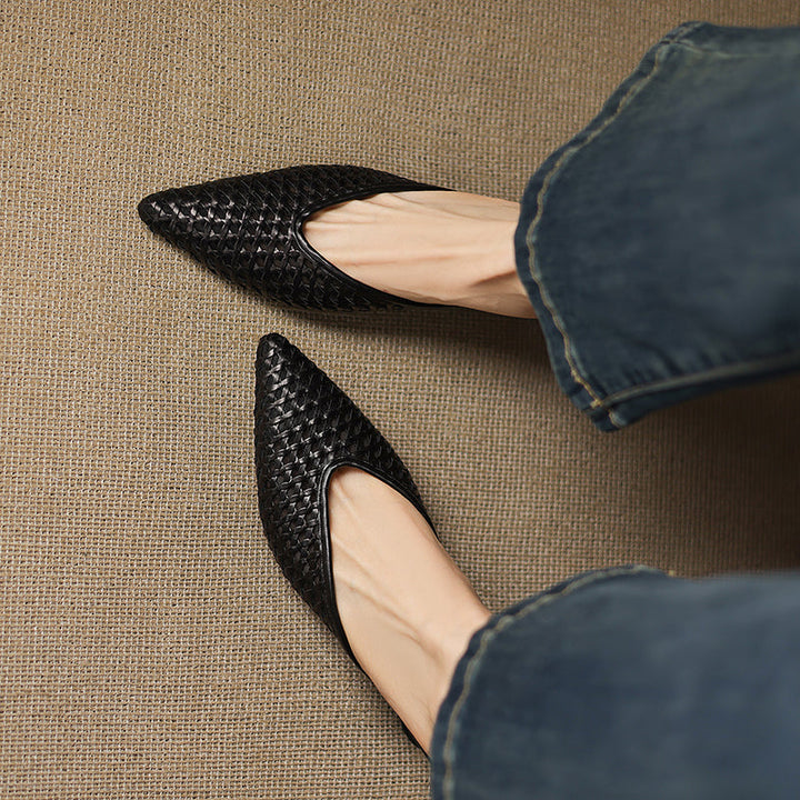 Olivia | Leather Mules
