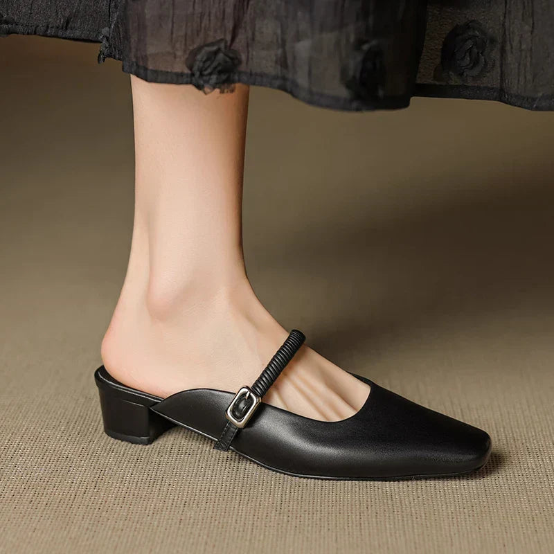 Kera | Leather Mules