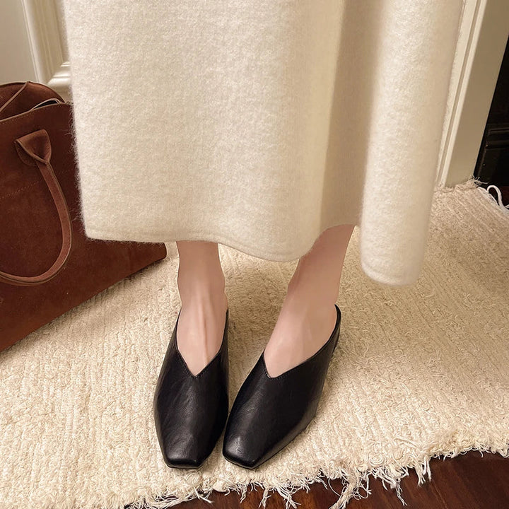 Lyra | Leather Mules