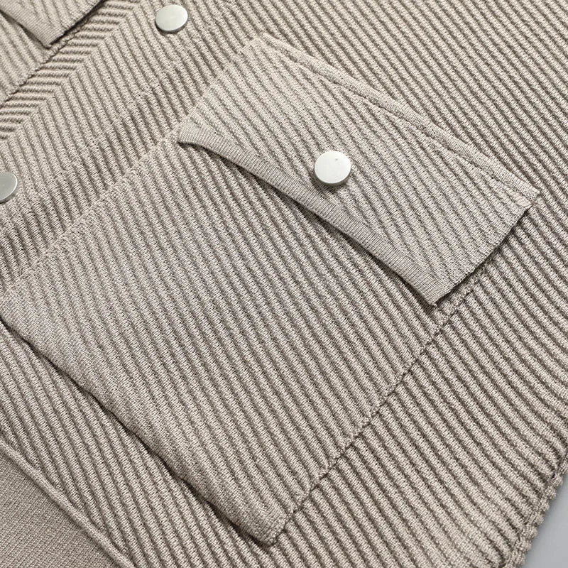 Giorgio Bello Ribbed Cardigan