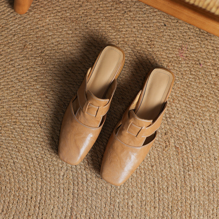 Ivora | Leather Mules