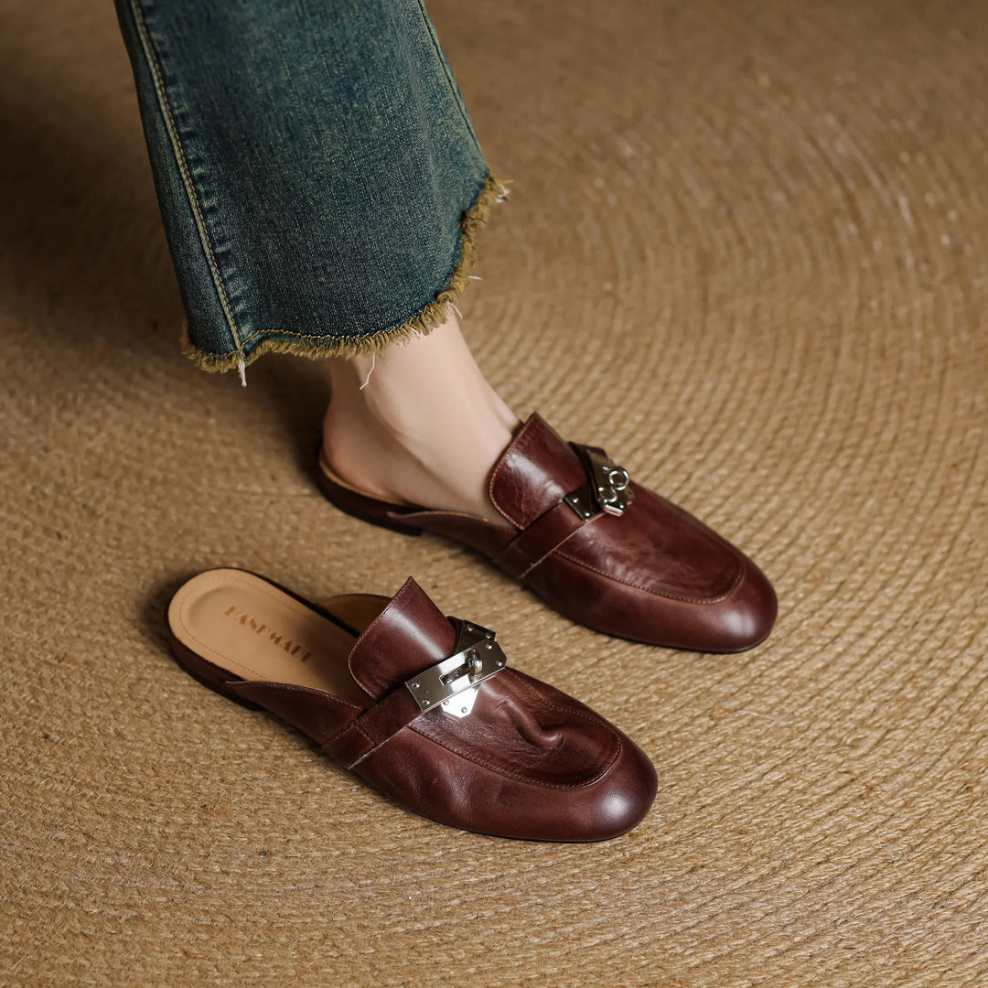Carla | Leather Mules