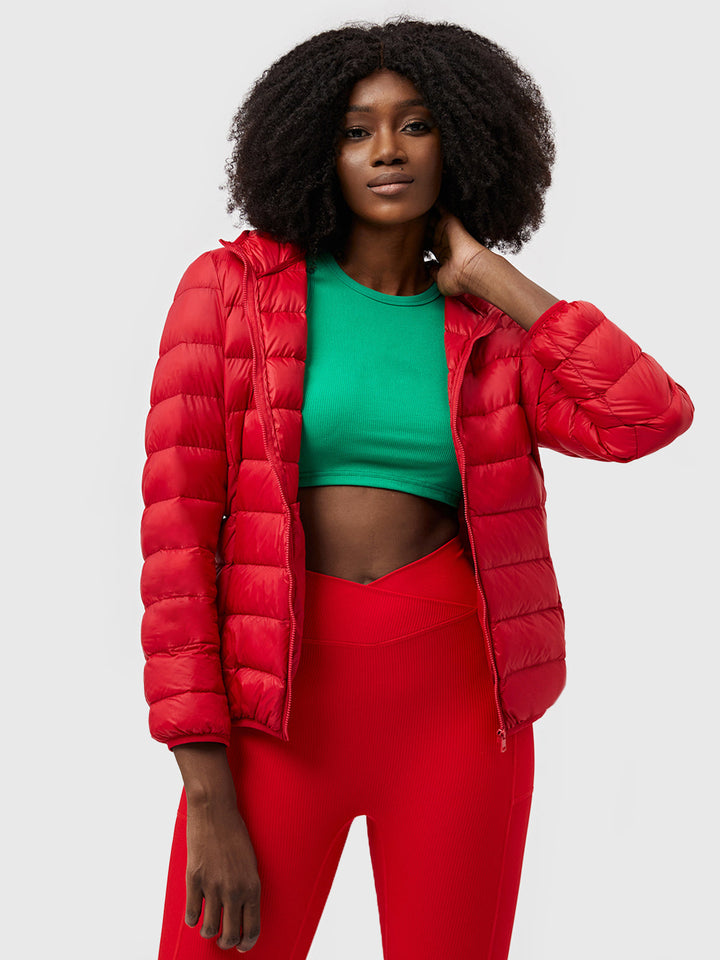 Lightweight Puffer Jacket with Down Filling