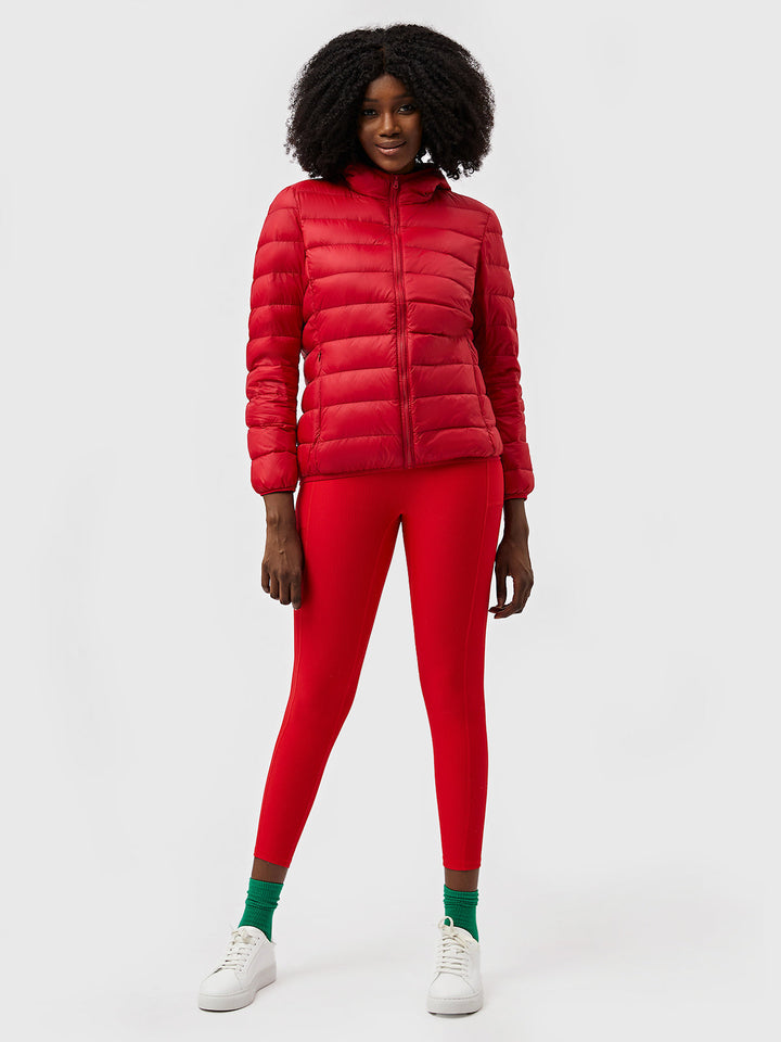 Lightweight Puffer Jacket with Down Filling