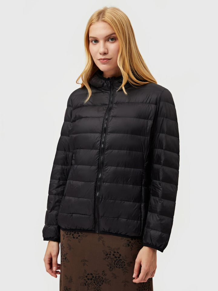 Lightweight Puffer Jacket with Down Filling