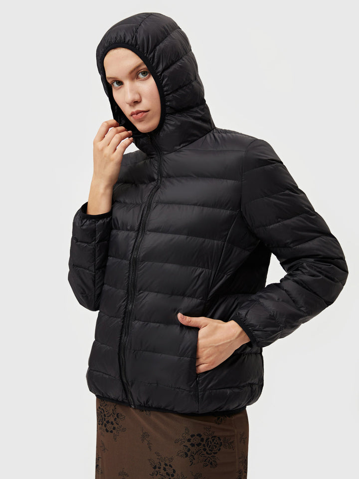 Lightweight Puffer Jacket with Down Filling