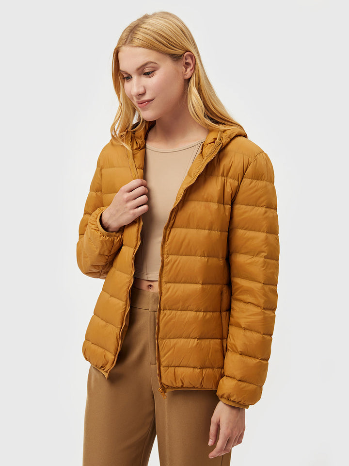 Lightweight Puffer Jacket with Down Filling