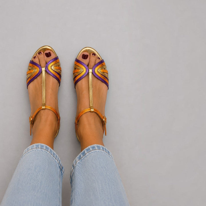 Viviana | Mediterranean Color Sandals – Elegance and Comfort