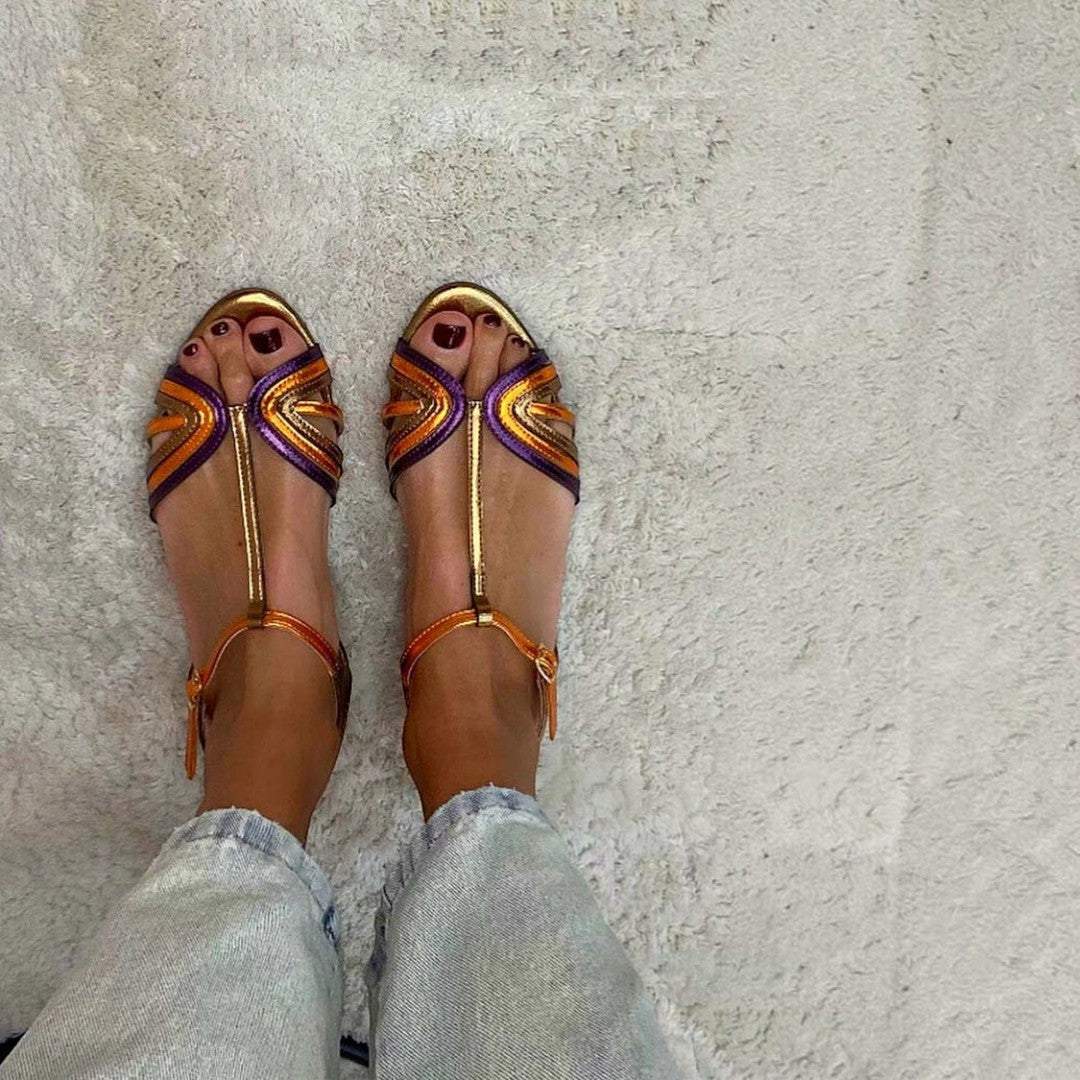 Viviana | Mediterranean Color Sandals – Elegance and Comfort