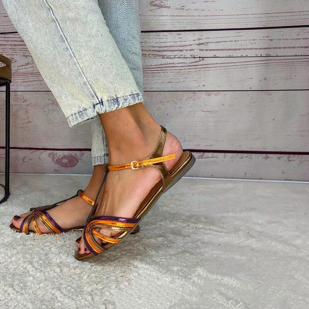 Viviana | Mediterranean Color Sandals – Elegance and Comfort