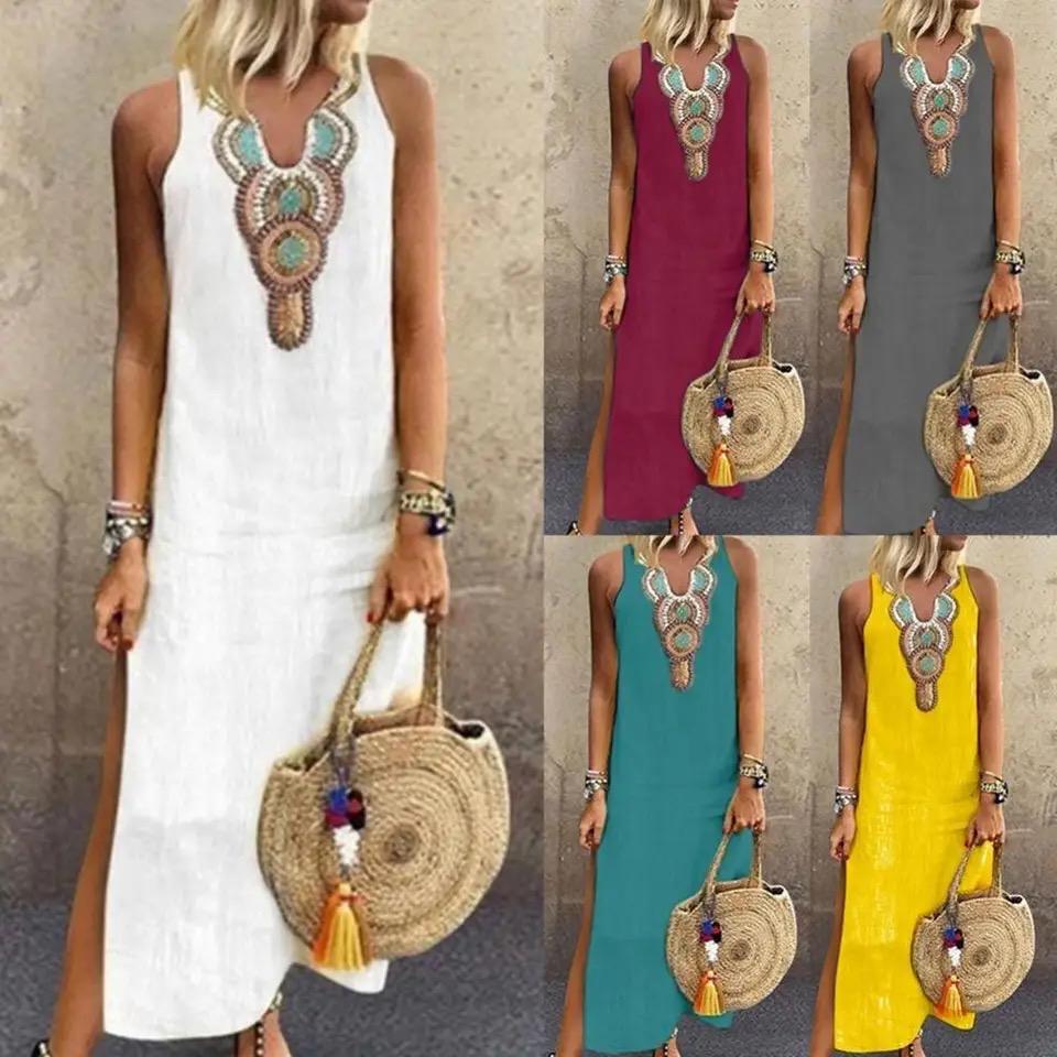 Livia - Long Linen Dress | Solenne Milano