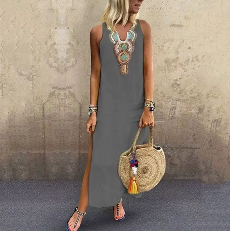 Livia - Long Linen Dress | Solenne Milano