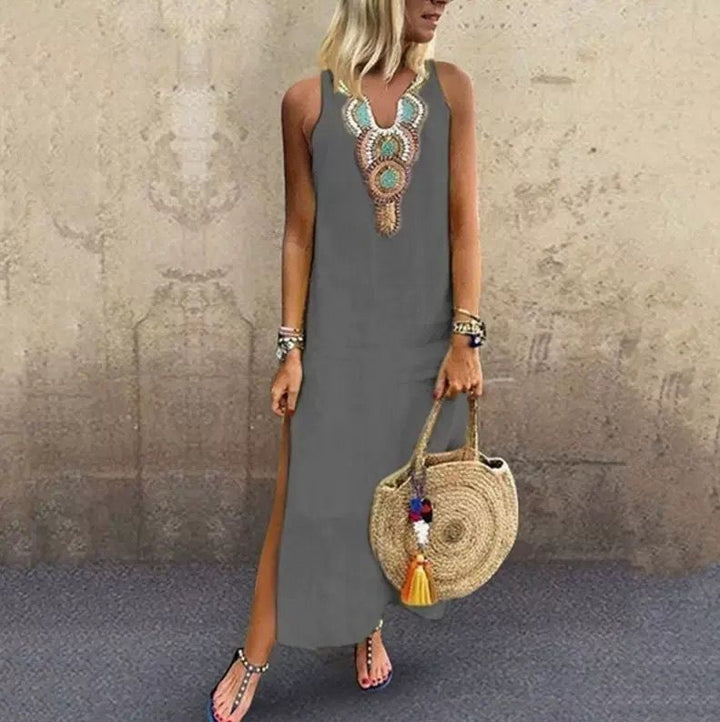 Livia - Long Linen Dress | Solenne Milano