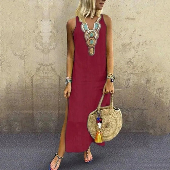 Livia - Long Linen Dress | Solenne Milano