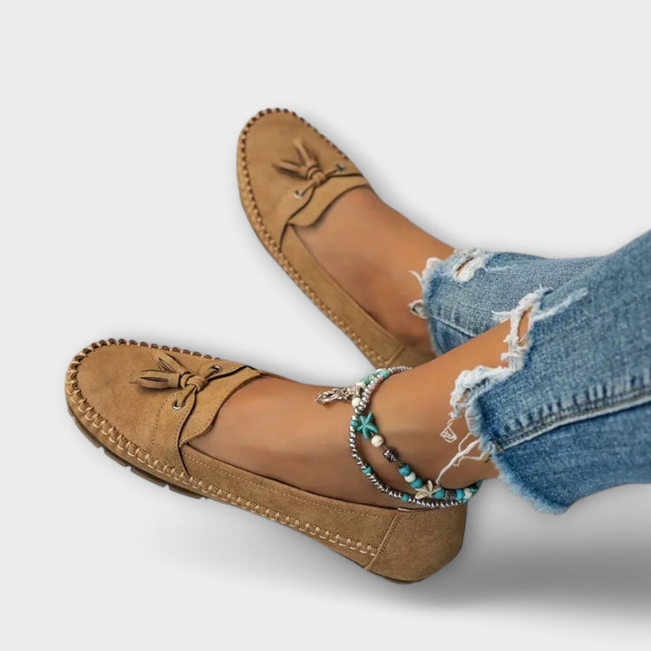 Teresa - Leather Moccasins