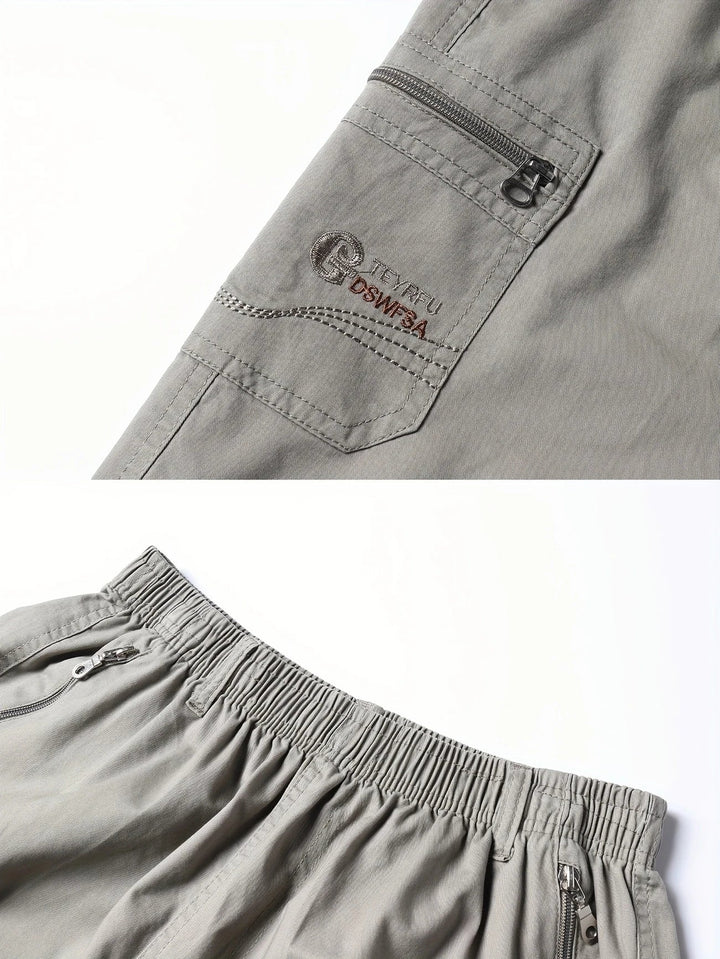Light cargo shorts with pockets