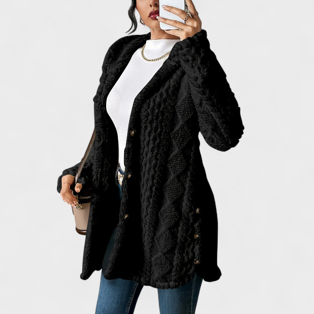 Cristina - Soft Hoodie Coat