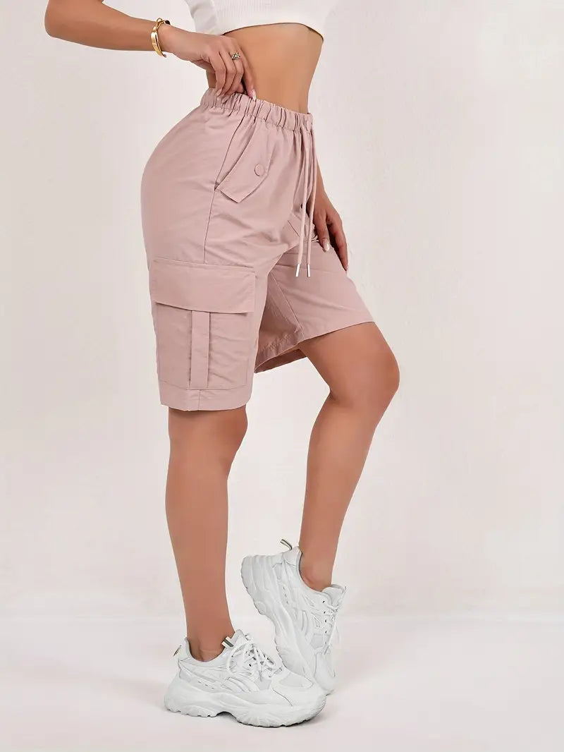 Lightweight Quick-Dry Cargo Shorts Daisy