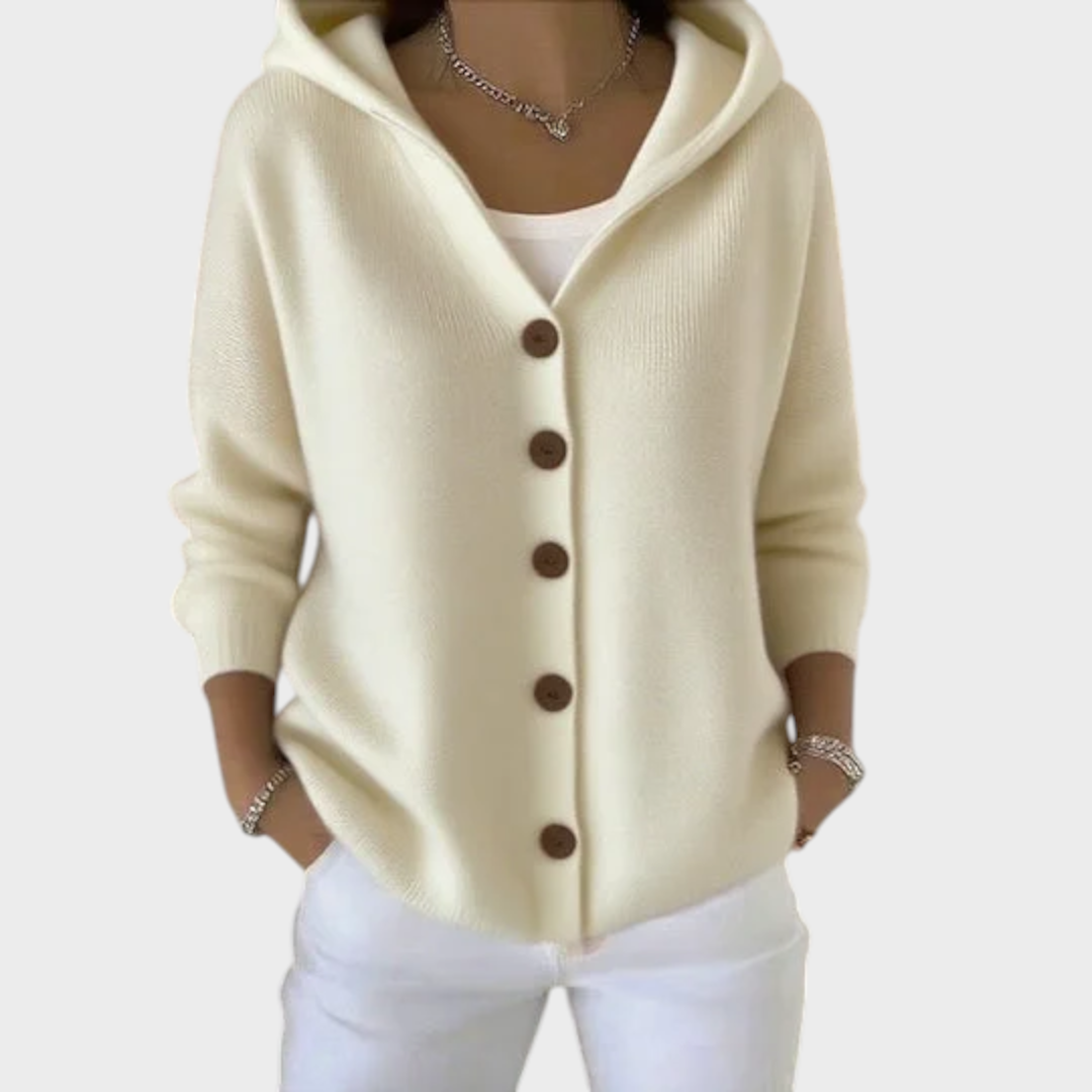 Joana - Knitted Jacket with Hood