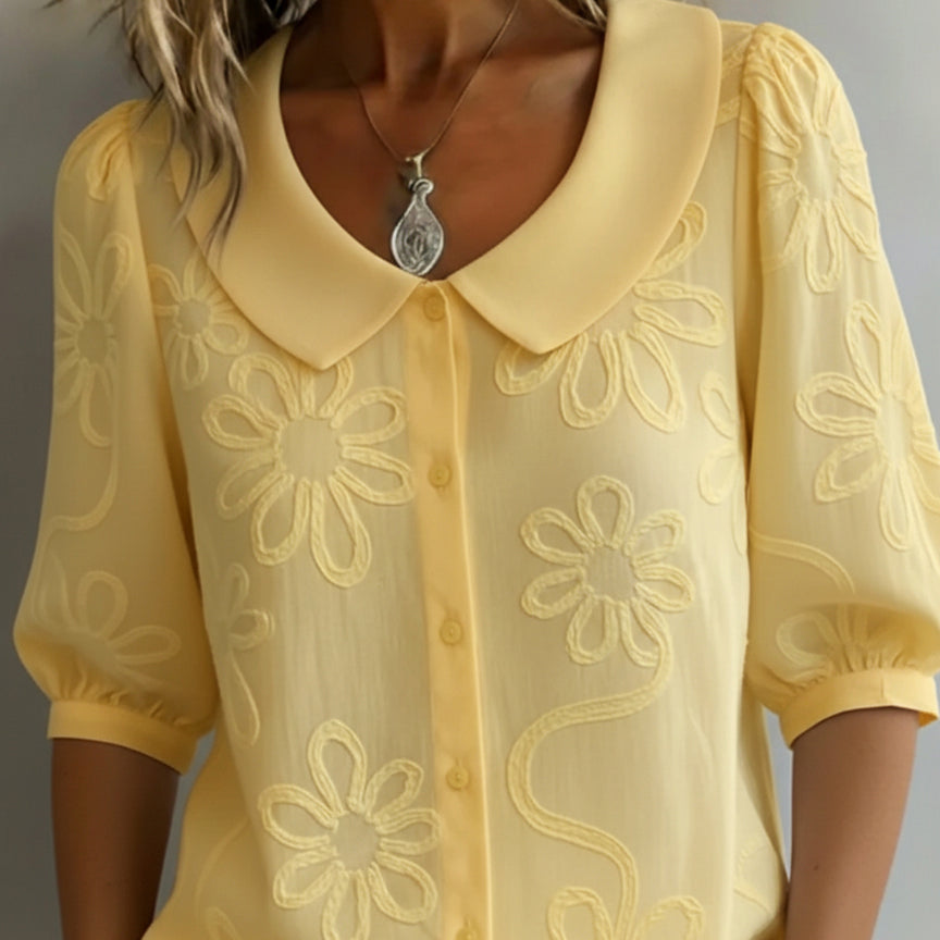 Aurélie™ | Lightweight blouse with floral pattern