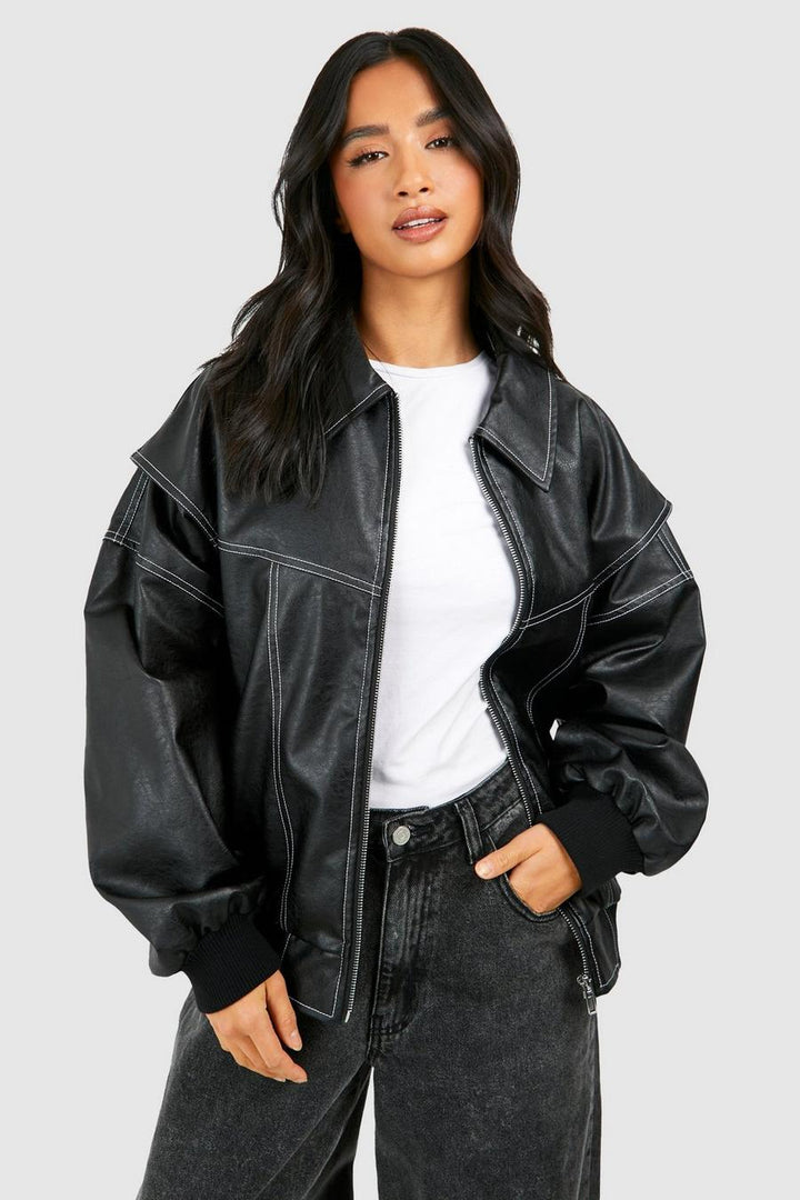 OVERSIZED BOMBER JACKET
