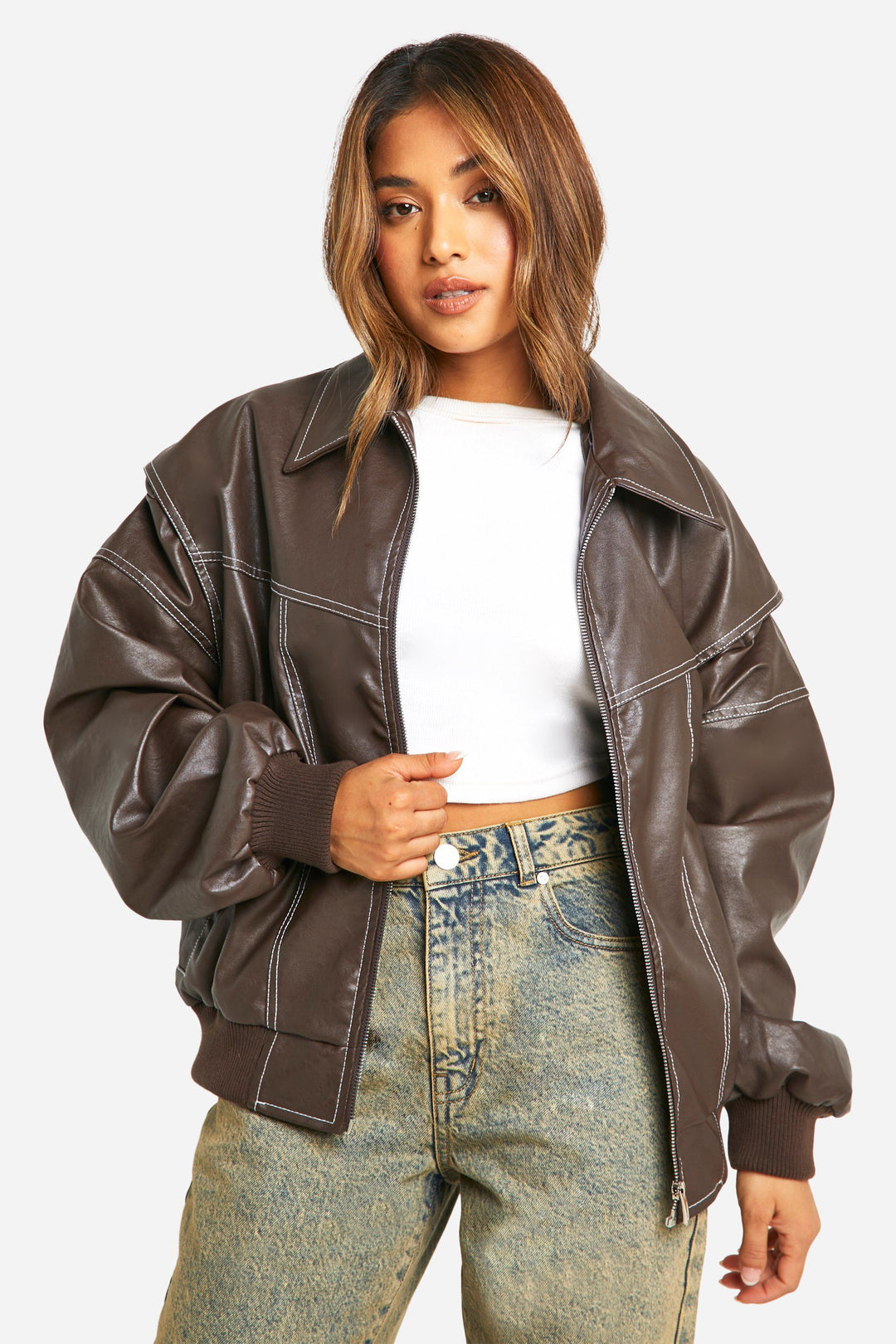 OVERSIZED BOMBER JACKET