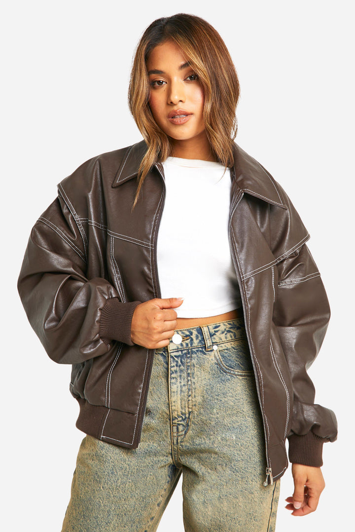 OVERSIZED BOMBER JACKET