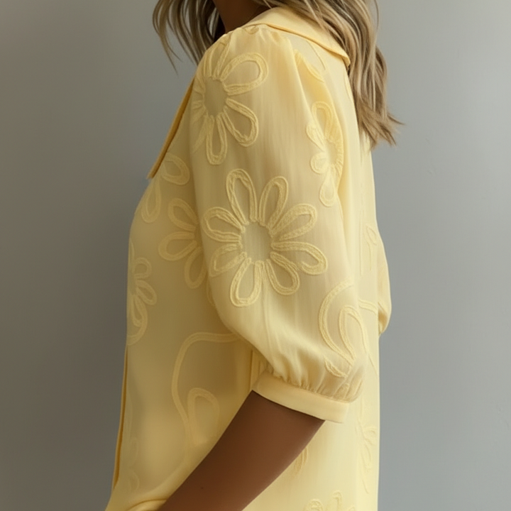 Aurélie™ | Lightweight blouse with floral pattern