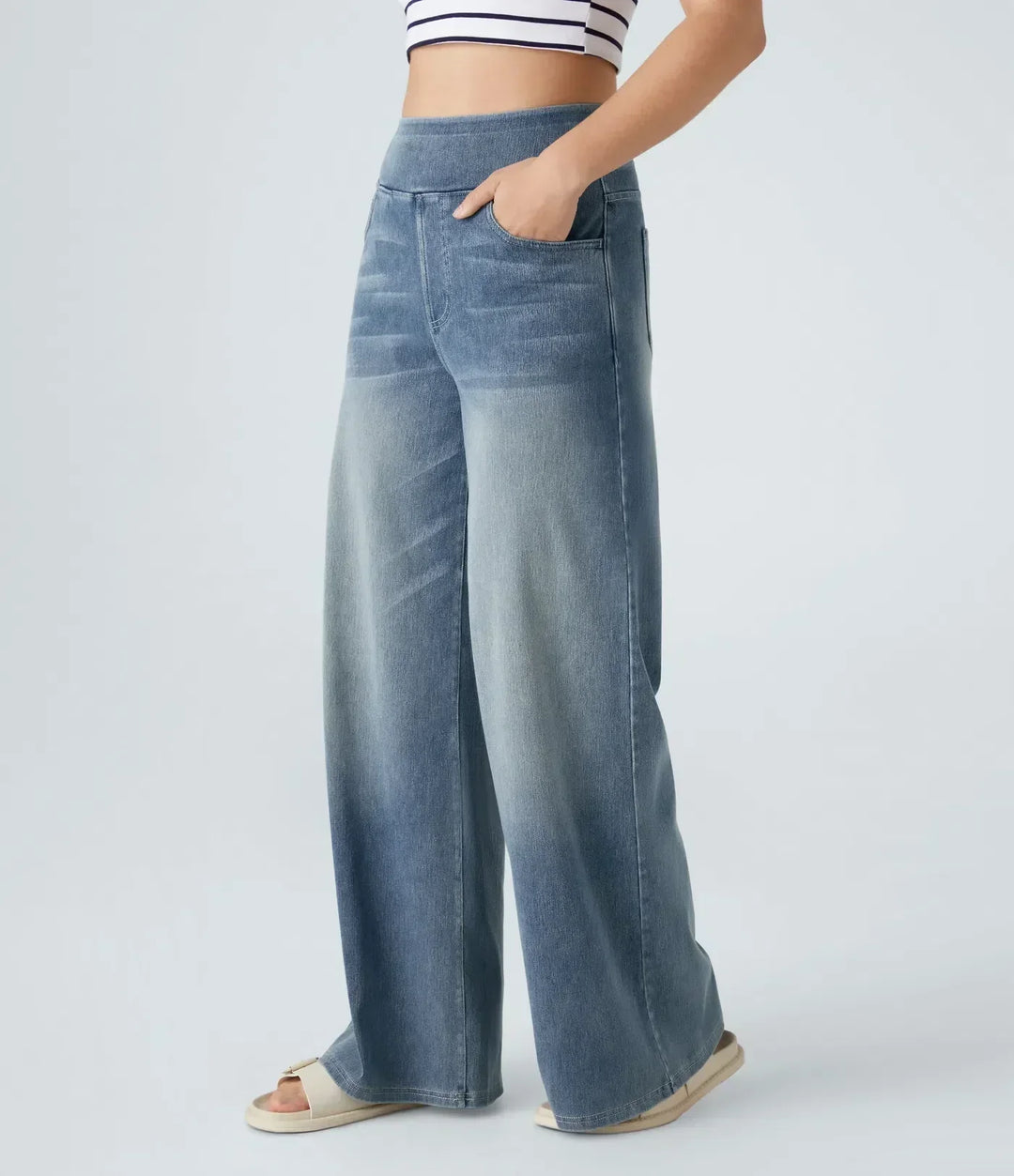 Eva | High-Waisted Stretch Pants with Comfortable Fit