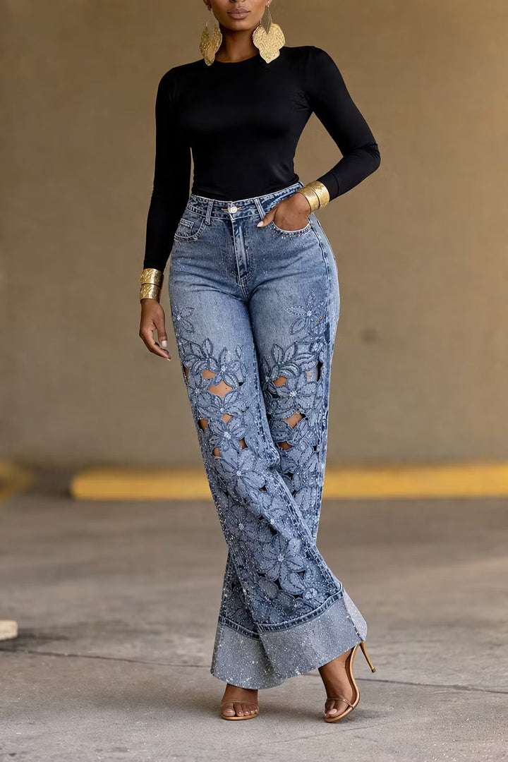 Bloom Denim Pants
