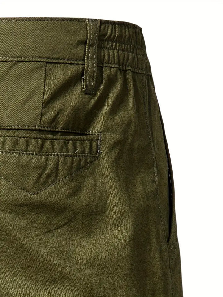 Cotton Shorts with Pockets
