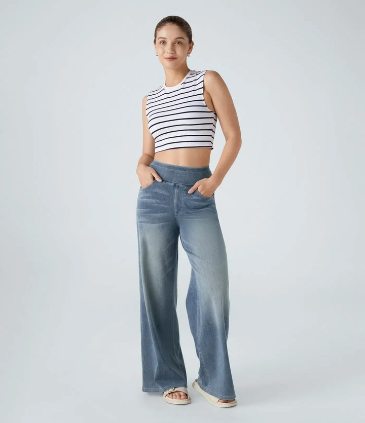 Eva | High-Waisted Stretch Pants with Comfortable Fit