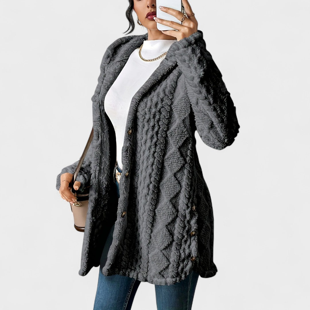 Cristina - Soft Hoodie Coat