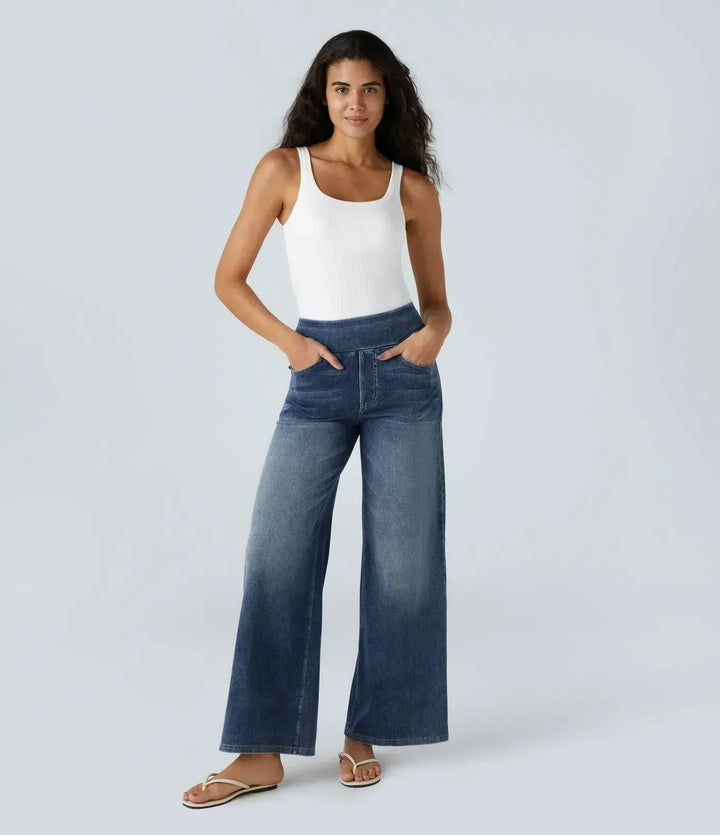 Eva | High-Waisted Stretch Pants with Comfortable Fit