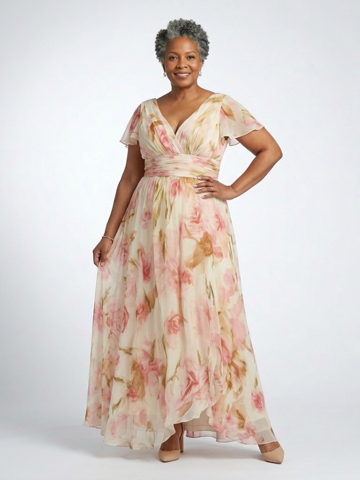 Elara Floral Maxi Dress