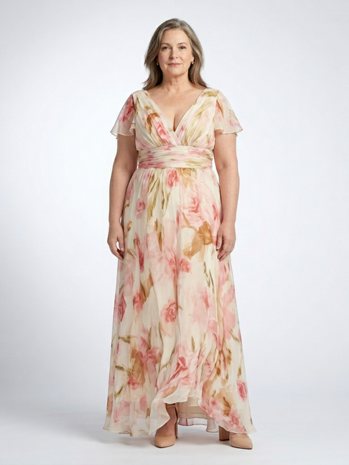 Elara Floral Maxi Dress