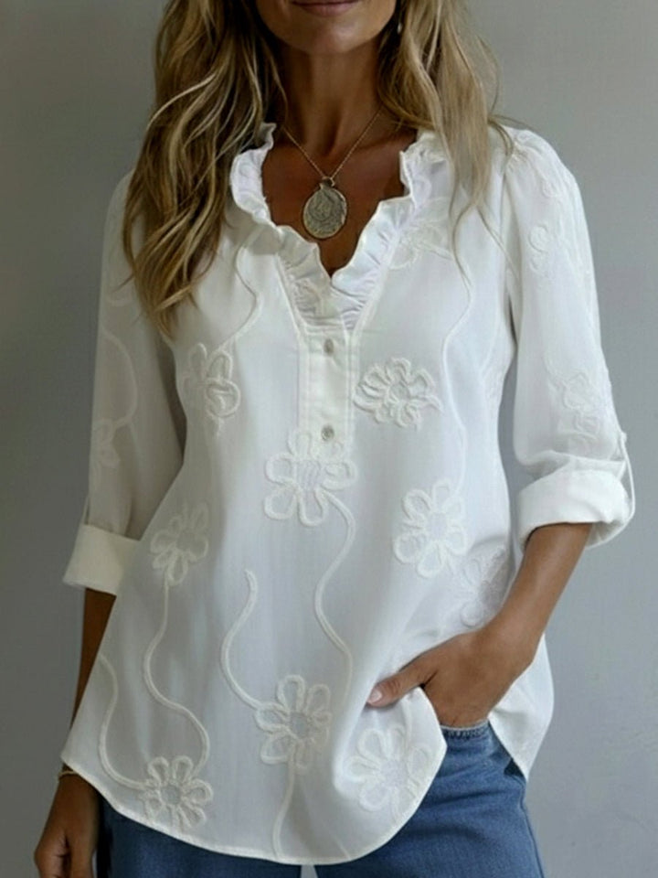 Lili™ - Blouse with Embroidered Details