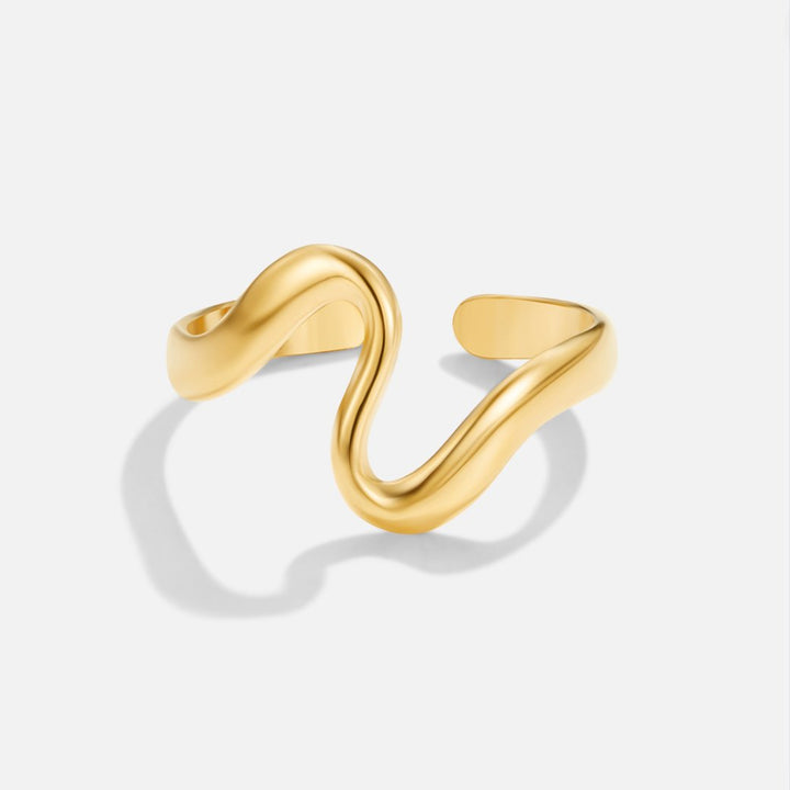 WAVE GOLD RING