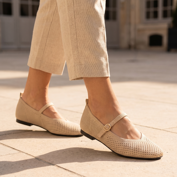 ÉLYNA | Elegant Mary Jane Ballerinas