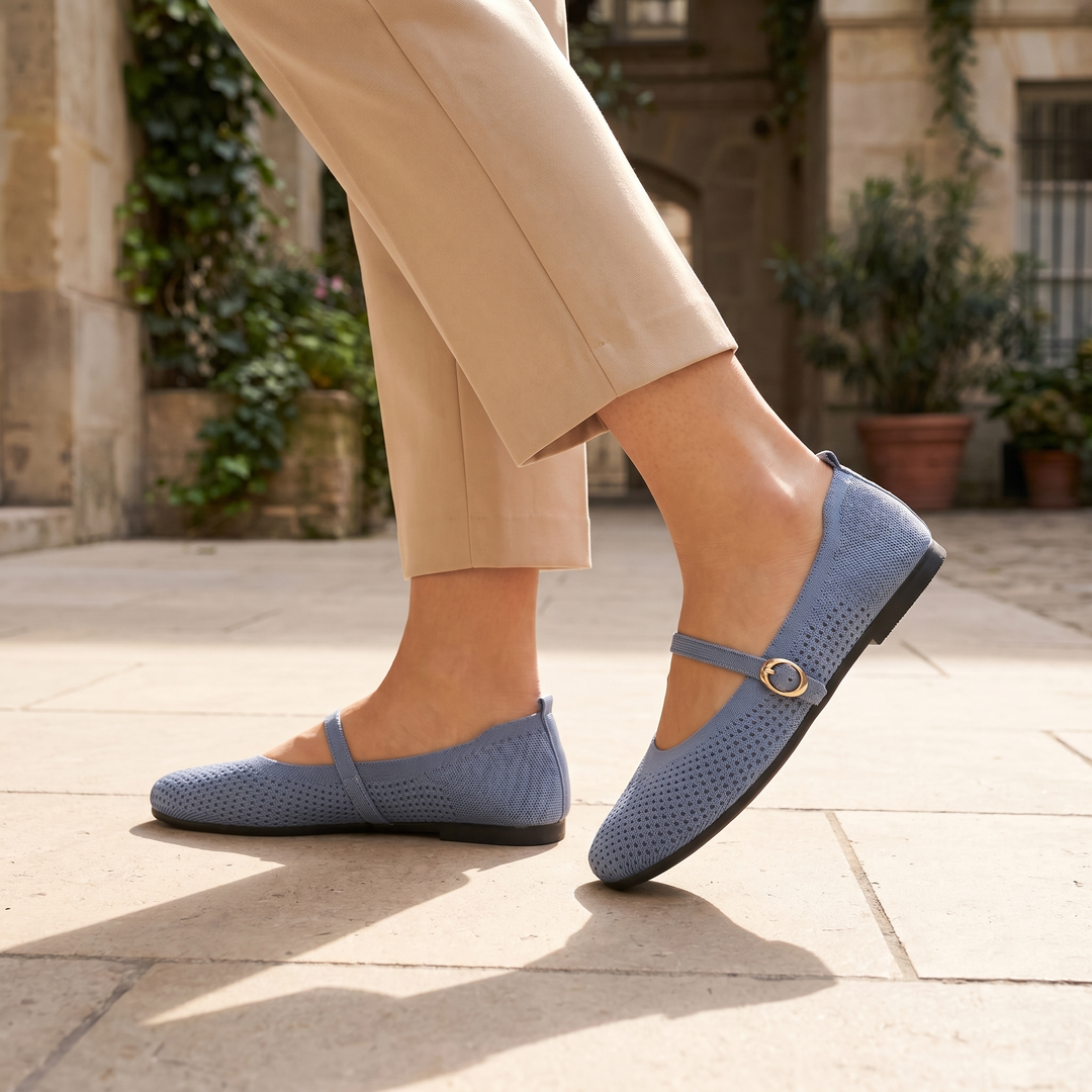 ÉLYNA | Elegant Mary Jane Ballerinas