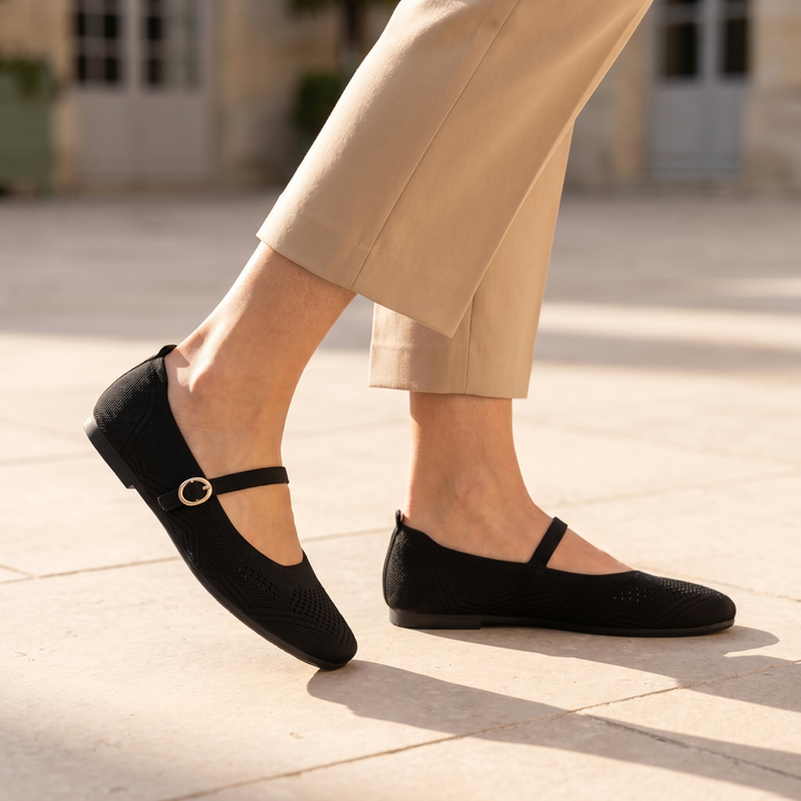 ÉLYNA | Elegant Mary Jane Ballerinas