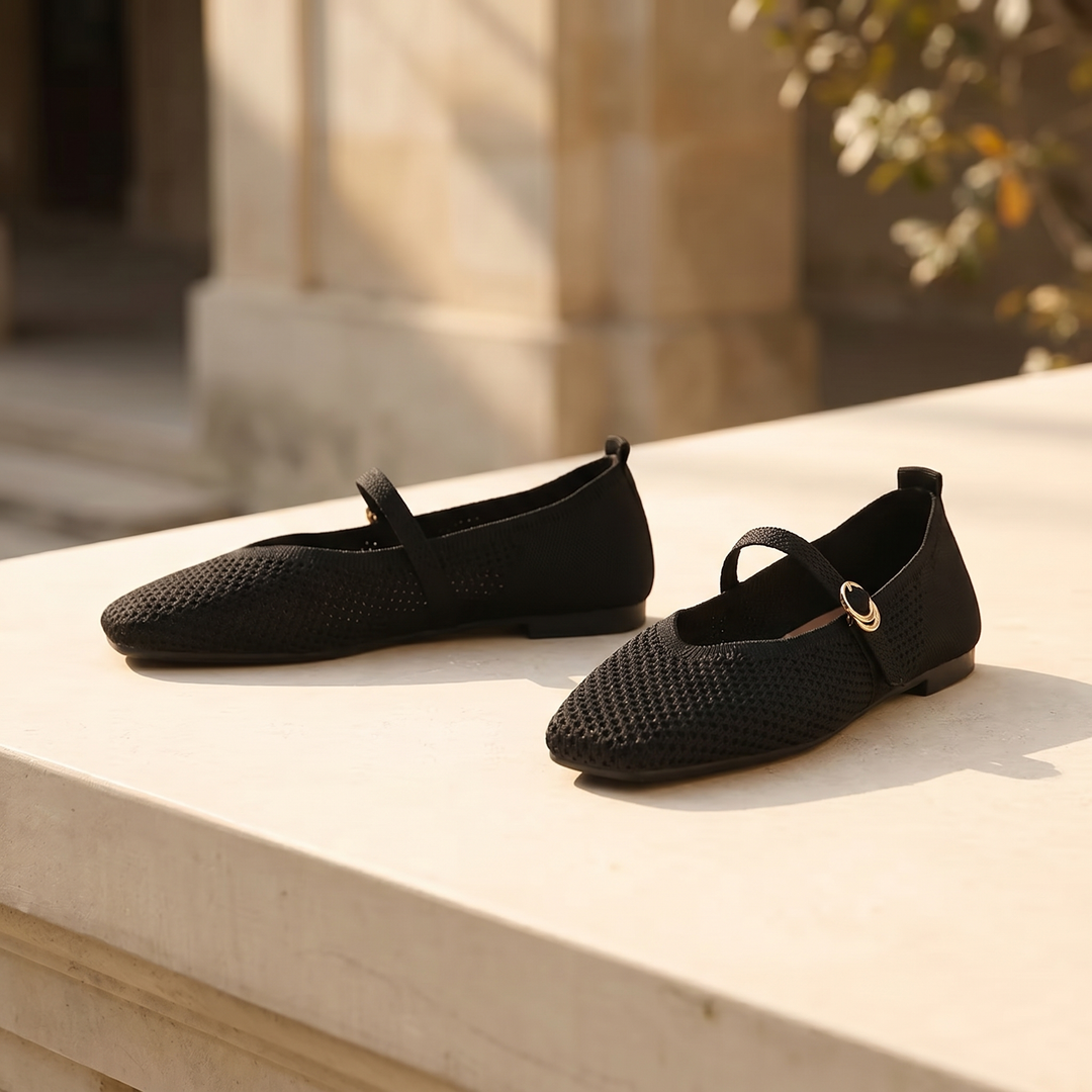 ÉLYNA | Elegant Mary Jane Ballerinas
