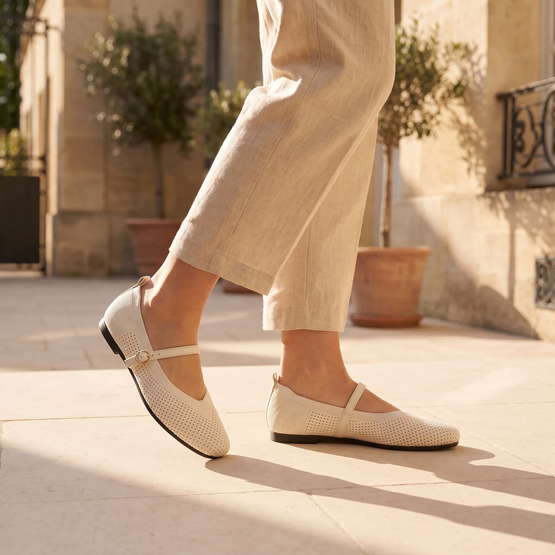 ÉLYNA | Elegant Mary Jane Ballerinas