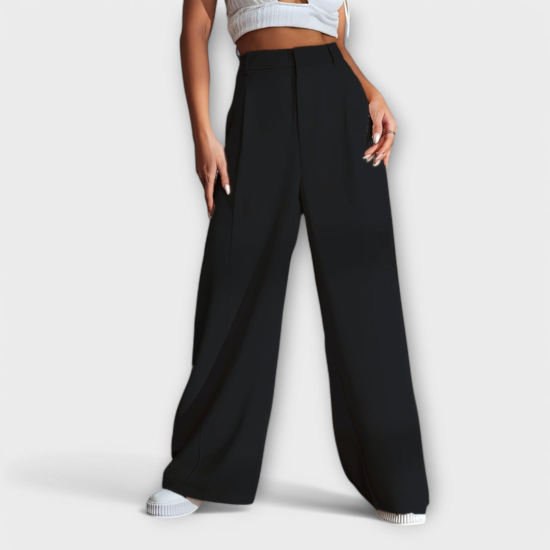Iara - High-Waisted Wide-Leg Pants