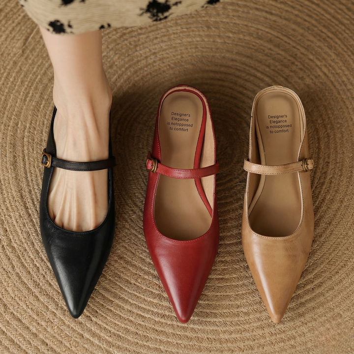 Neok | Leather Mules