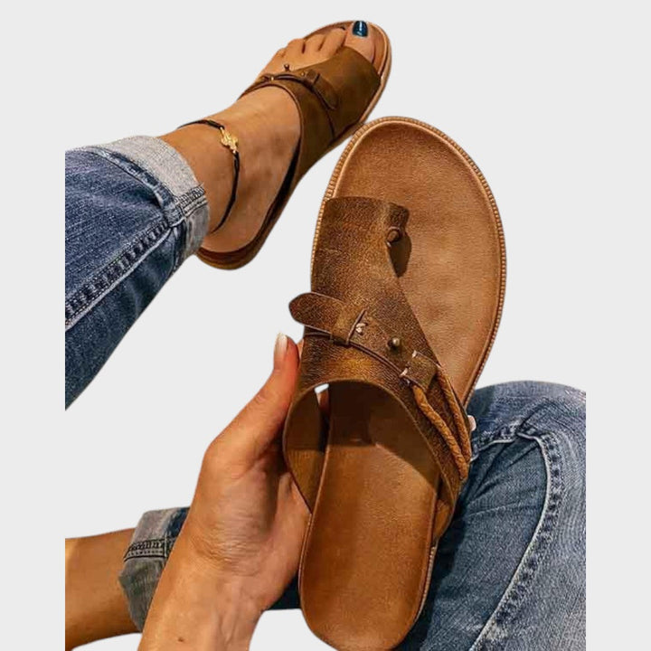 Isadora - Natural Orthopedic Sandals: Comfort and Support for All Day
