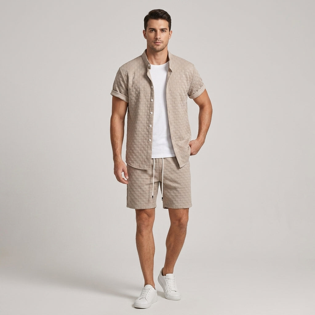 Finn Textured Matching Set