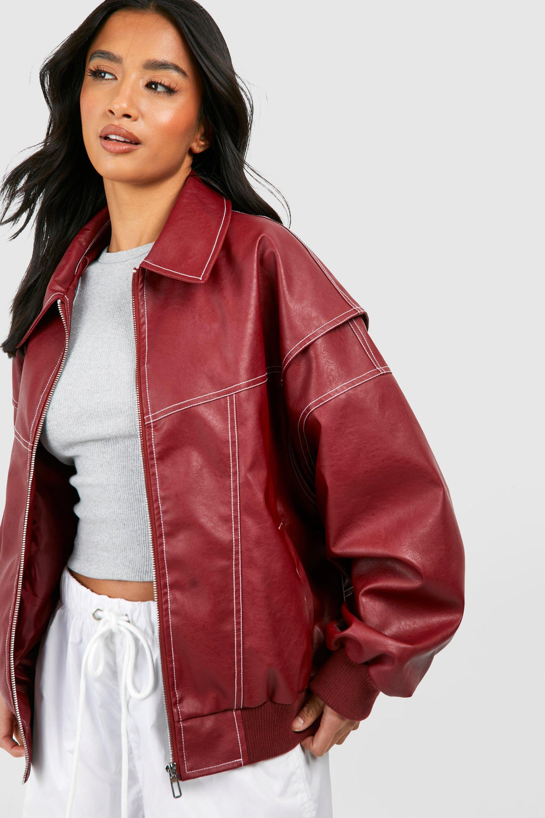OVERSIZED BOMBER JACKET