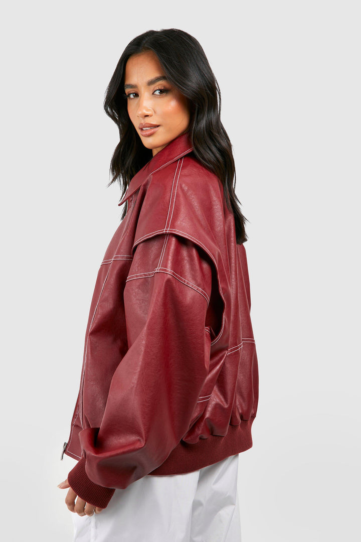OVERSIZED BOMBER JACKET